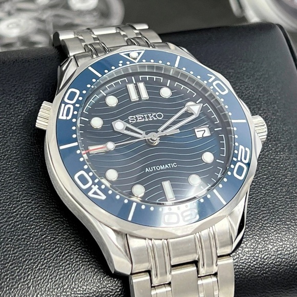 Seiko Mod: Seamaster Blue - Picture 1 of 14